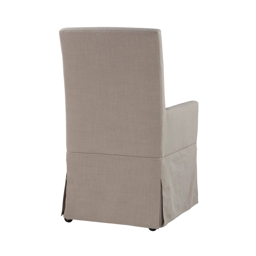 Mary Slipcovered Arm Chair - The Furnishery