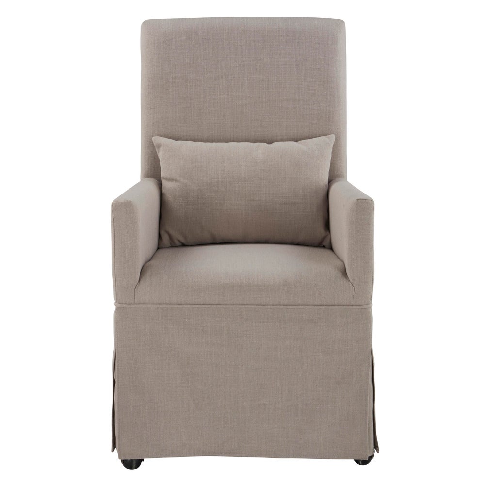 Mary Slipcovered Arm Chair - The Furnishery