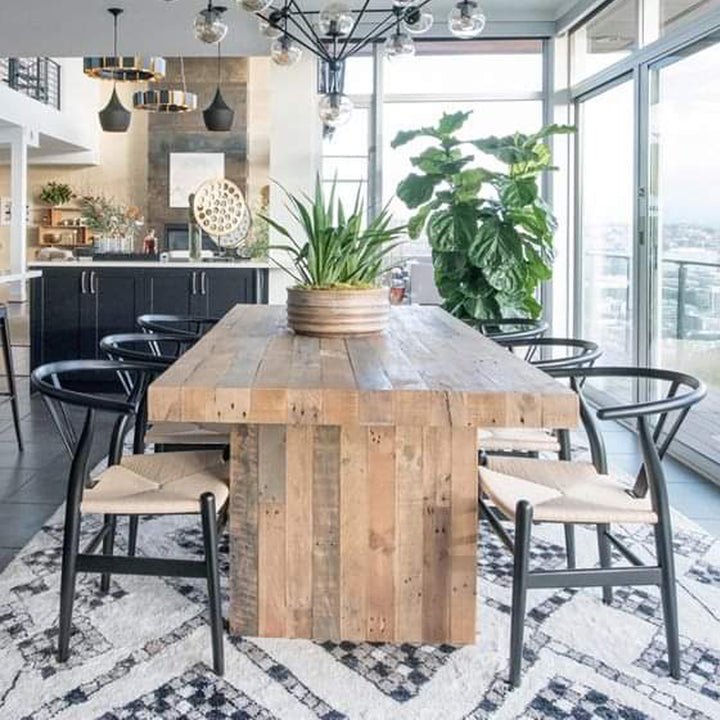 Matthew Wishbone - Black Dining Chair - The Furnishery