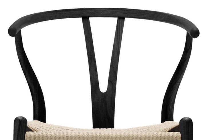 Matthew Wishbone - Black Dining Chair - The Furnishery