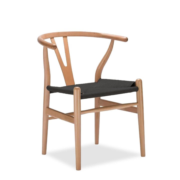 Matthew Wishbone - Natural Dining Chair - The Furnishery