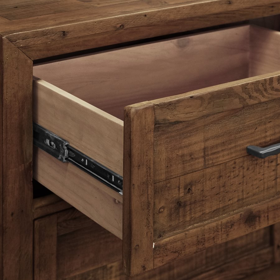Pineville 2 Drawer Night Stand - The Furnishery