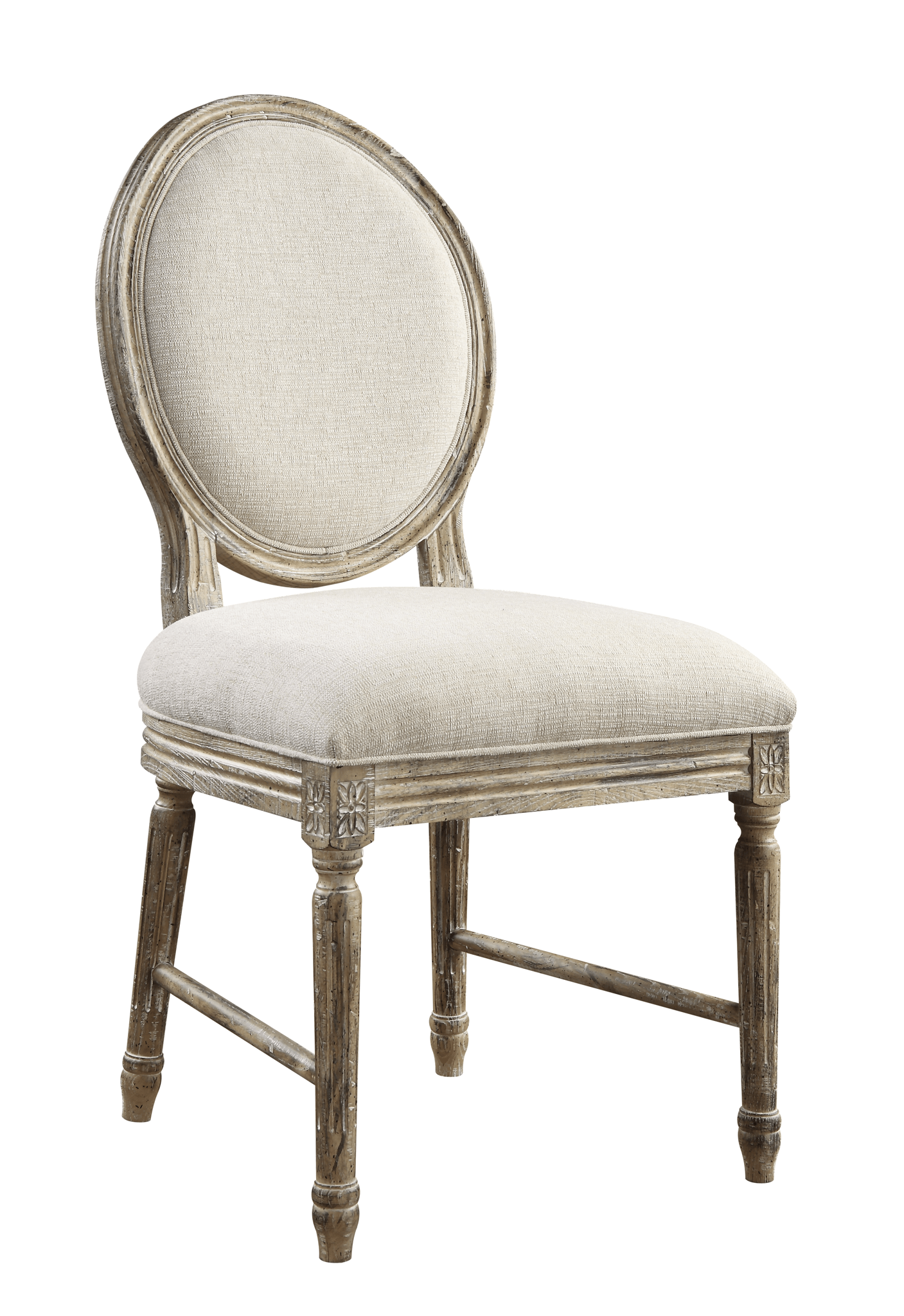 Round back discount upholstered dining chair