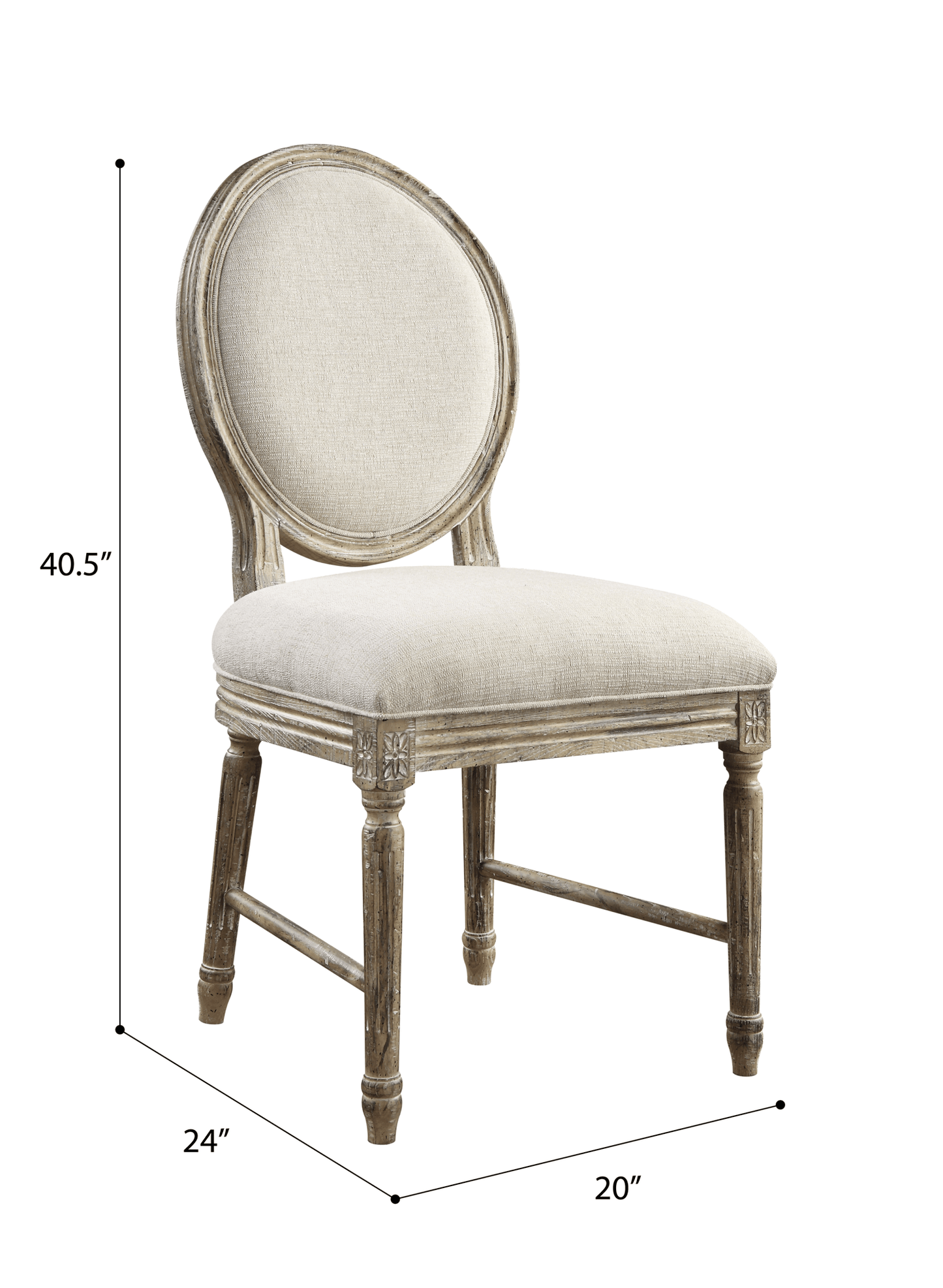 The Infinite Upholstered Round Back Dining Chair - The Furnishery