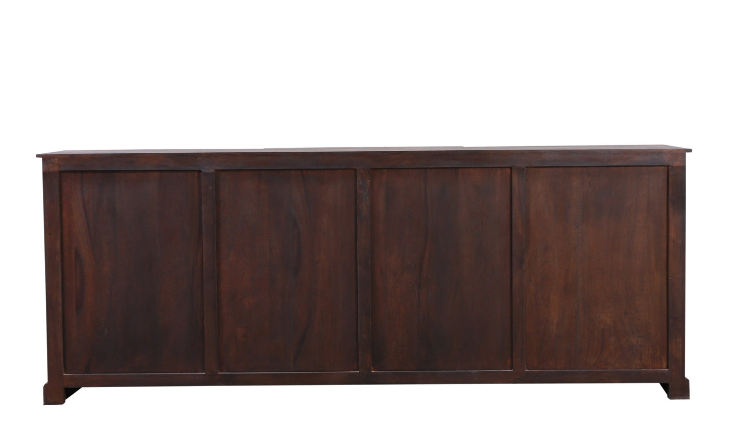 Willis 100" 6 Door Sideboard - Natural + Black - The Furnishery