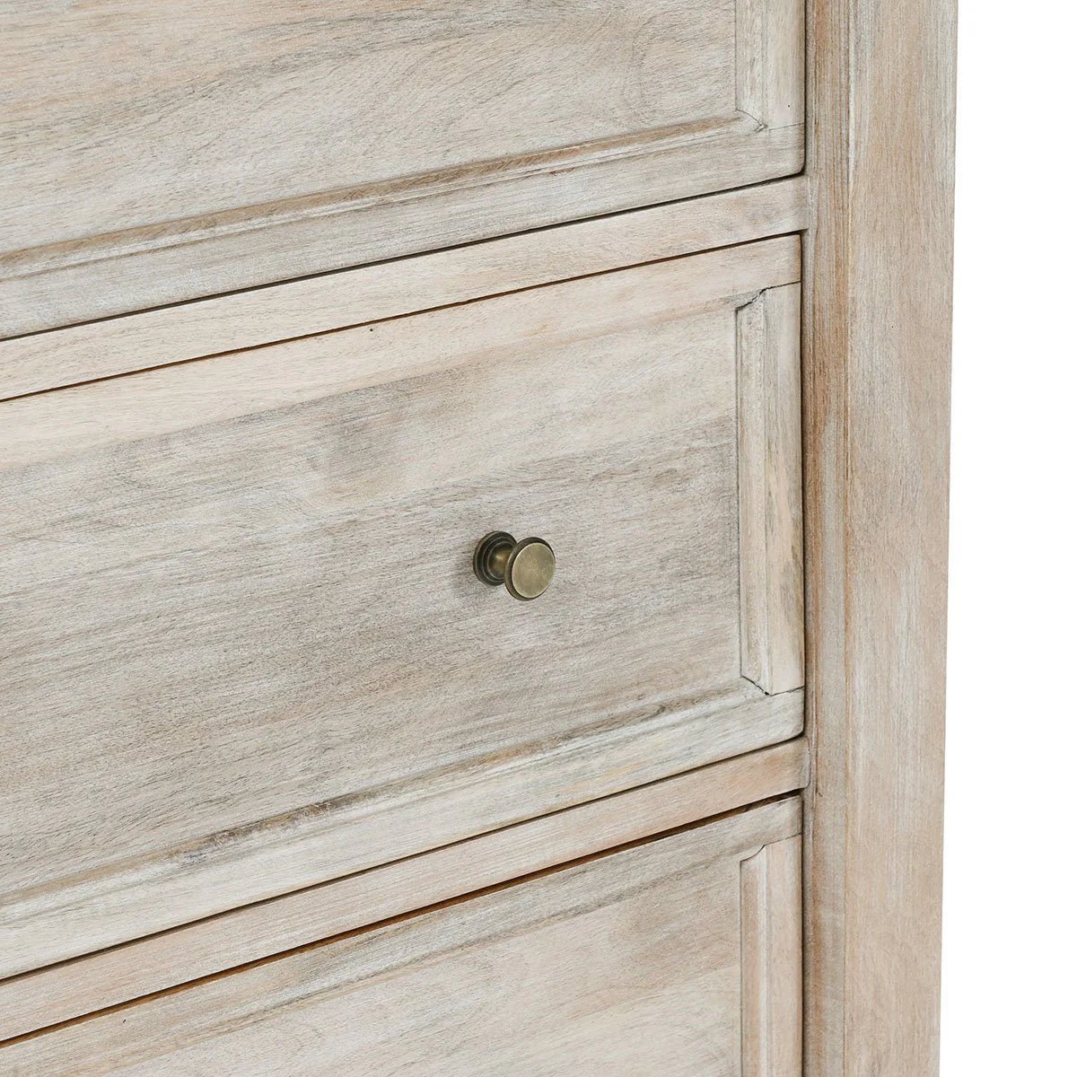 Adelaide 9 Drawer Dresser - Natural White Wash - The Furnishery