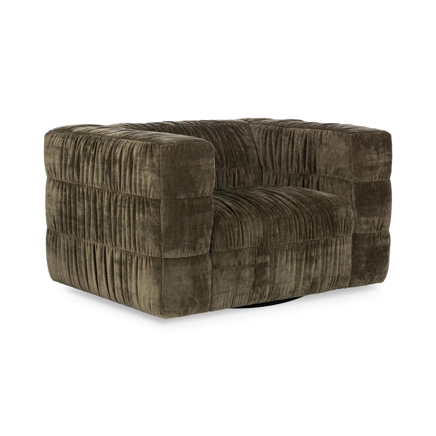 Afeela Upholstered Swivel Chair - The Furnishery