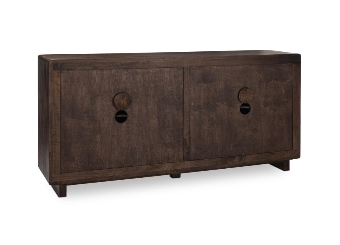 Albero 4Dr Wood 78" Buffet - Brown - The Furnishery