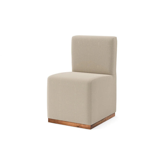 Bianca Dining Chair - Performance Cream + Natural - The Furnishery