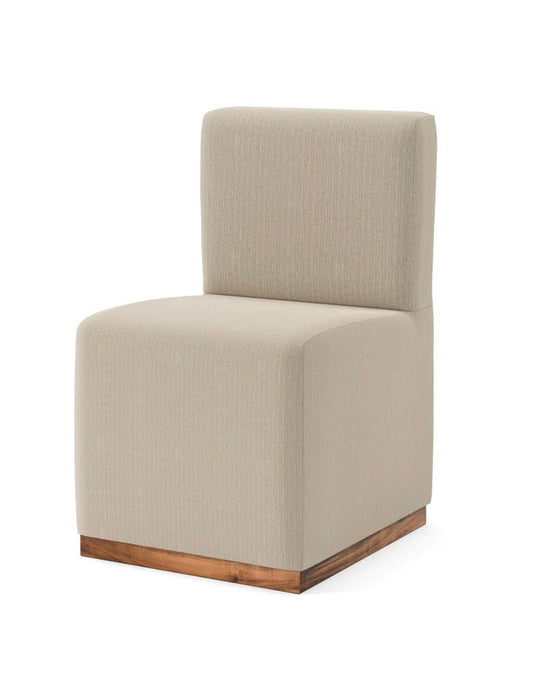 Bianca Dining Chair - Performance Cream + Natural & Grey - The Furnishery