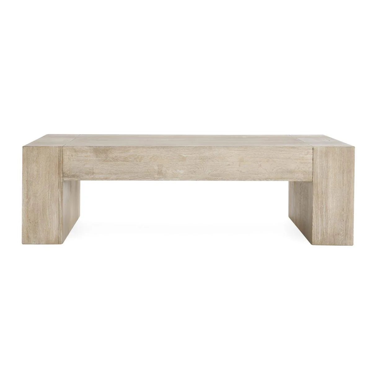 Bristol 60" Solid Wood Rectangle Coffee Table - The Furnishery