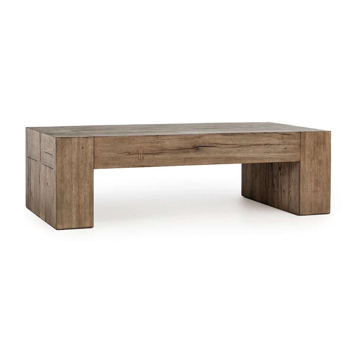 Bristol 60" Solid Wood Rectangle Coffee Table - The Furnishery