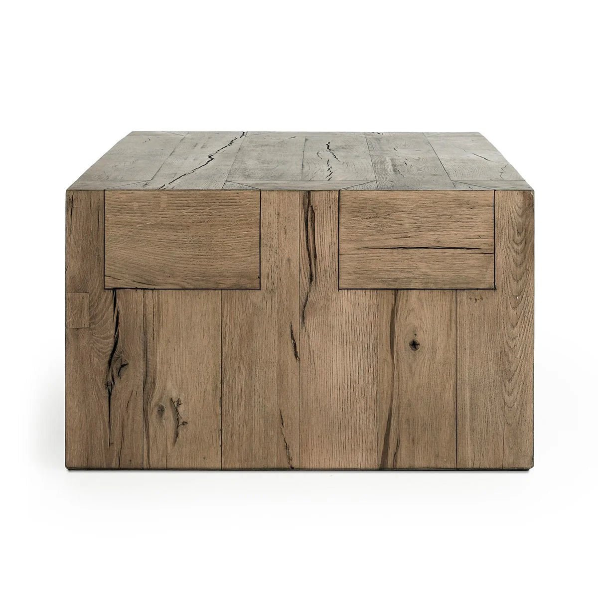 Bristol 60" Solid Wood Rectangle Coffee Table - The Furnishery