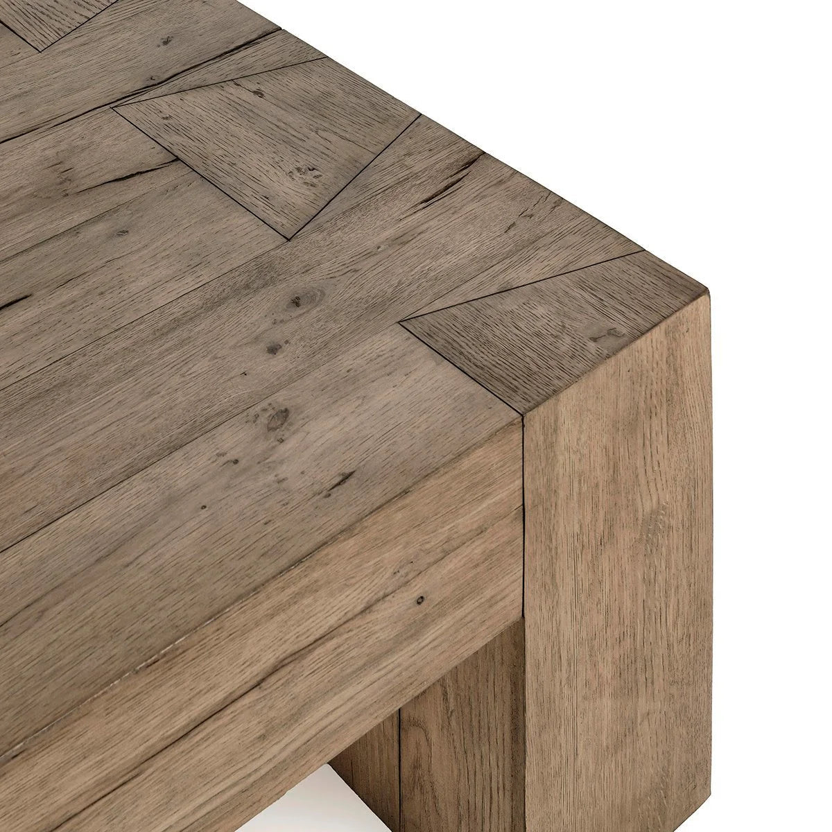 Bristol 60" Solid Wood Rectangle Coffee Table - The Furnishery