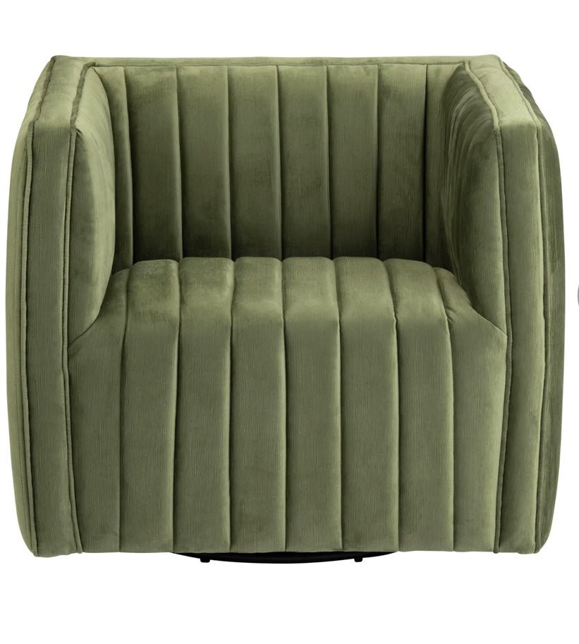 Draper Accent Chair - Green - The Furnishery