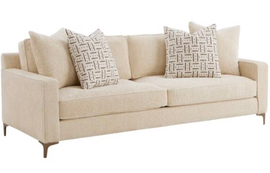 Emmett 96” Sofa - Plush Pearl - The Furnishery