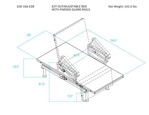 EZ Lift Adjustable Bed - The Furnishery