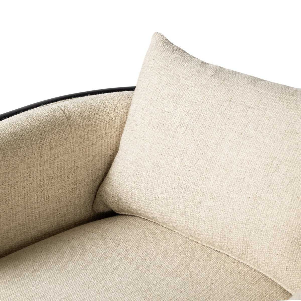 June Swivel Chair - Thames Creme - The Furnishery