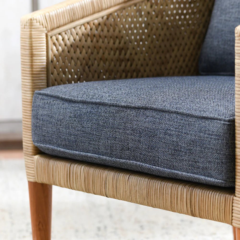 KAITLIN RATTAN ACCENT CHAIR - The Furnishery