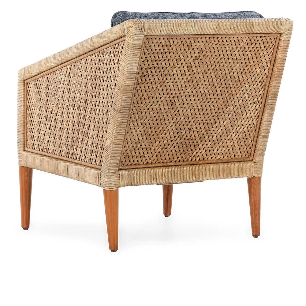 KAITLIN RATTAN ACCENT CHAIR - The Furnishery