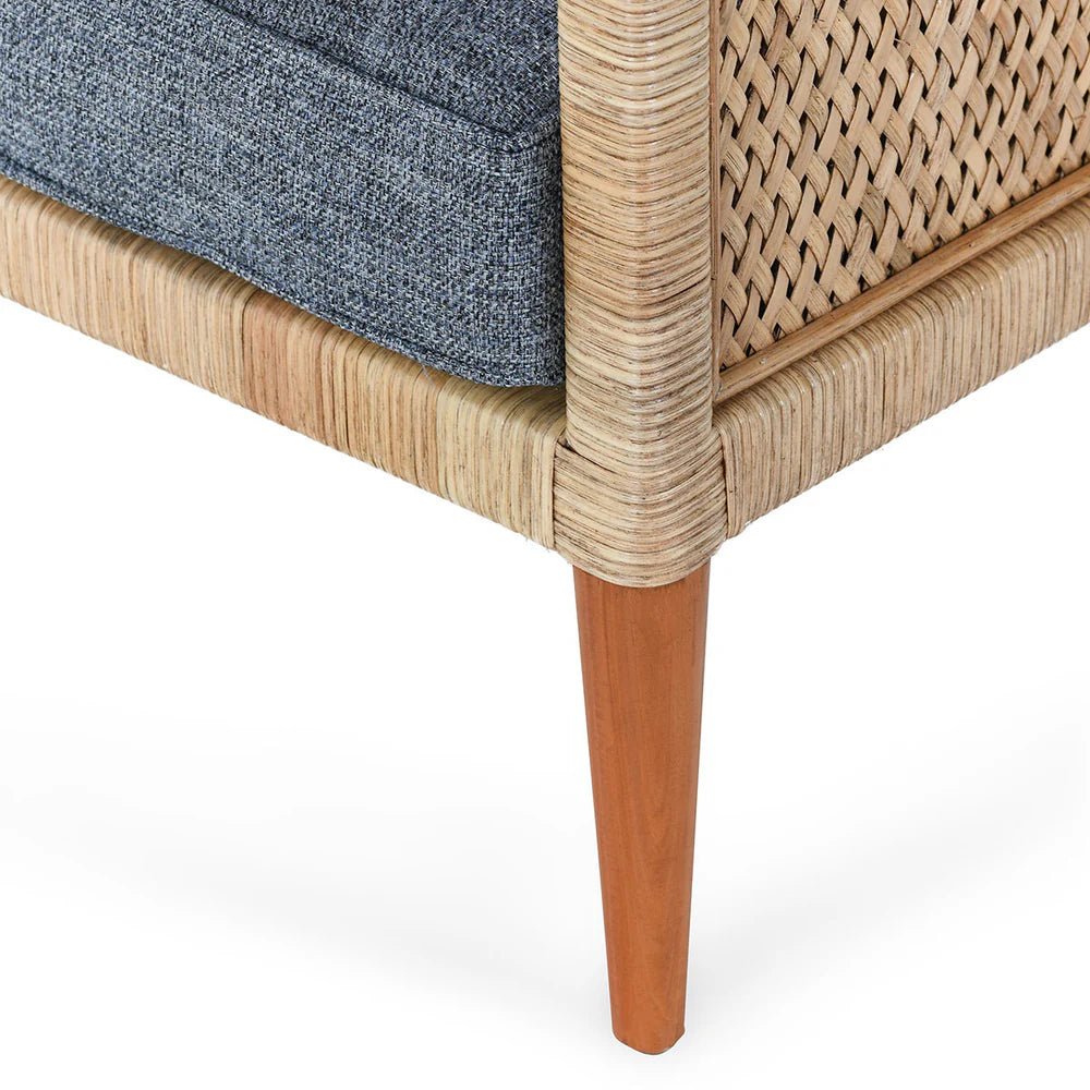 KAITLIN RATTAN ACCENT CHAIR - The Furnishery