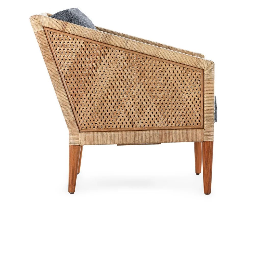 KAITLIN RATTAN ACCENT CHAIR - The Furnishery