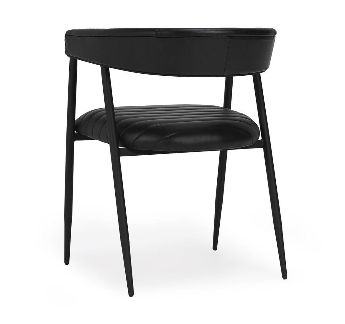 Preston Dining Chair - Black - The Furnishery