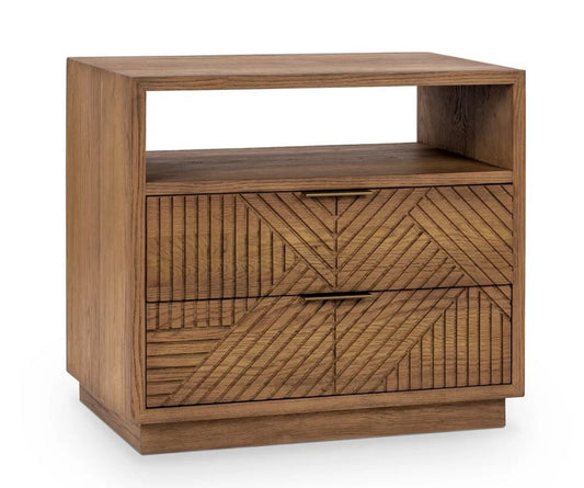 Santa Clara 2 Drawer Nightstand - The Furnishery