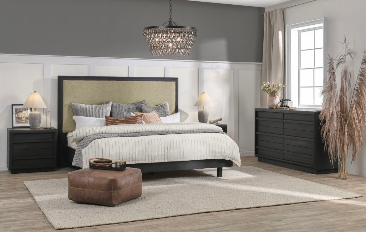 Sedona Platform Bed Black - The Furnishery