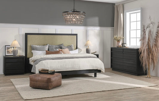 Sedona Platform Bed Black - The Furnishery