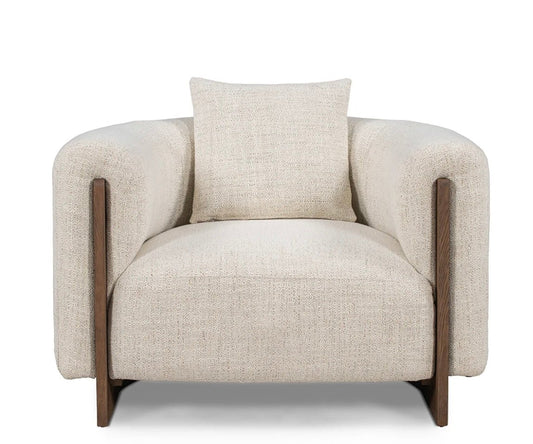 Sierra Accent Chair - Beige - The Furnishery