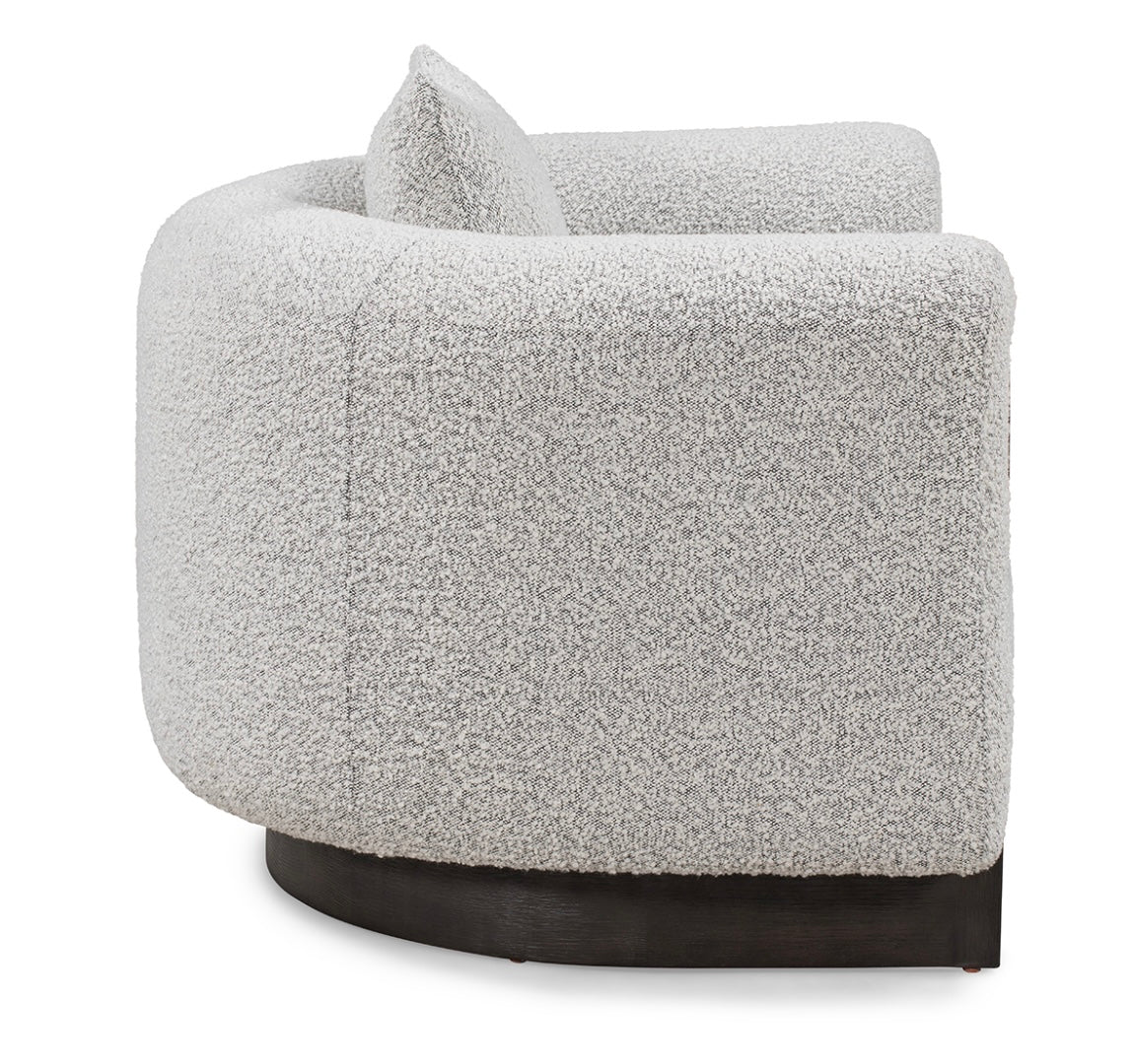 Sierra Accent Chair - Gray Boucle - The Furnishery