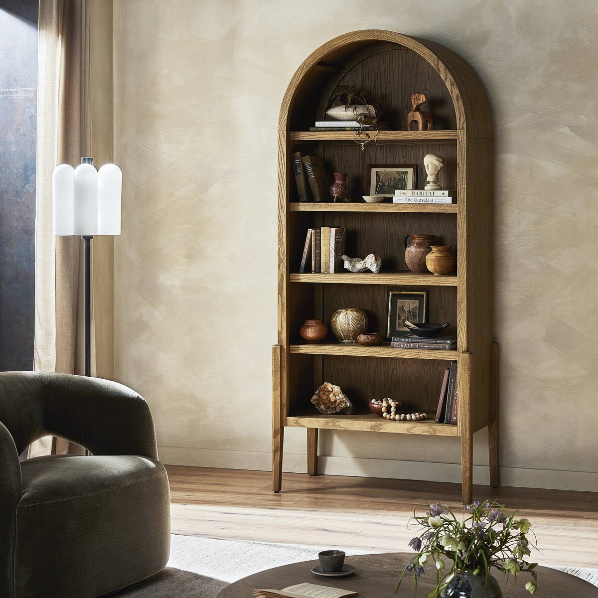 Tolle Bookcase - Drifted Oak - The Furnishery