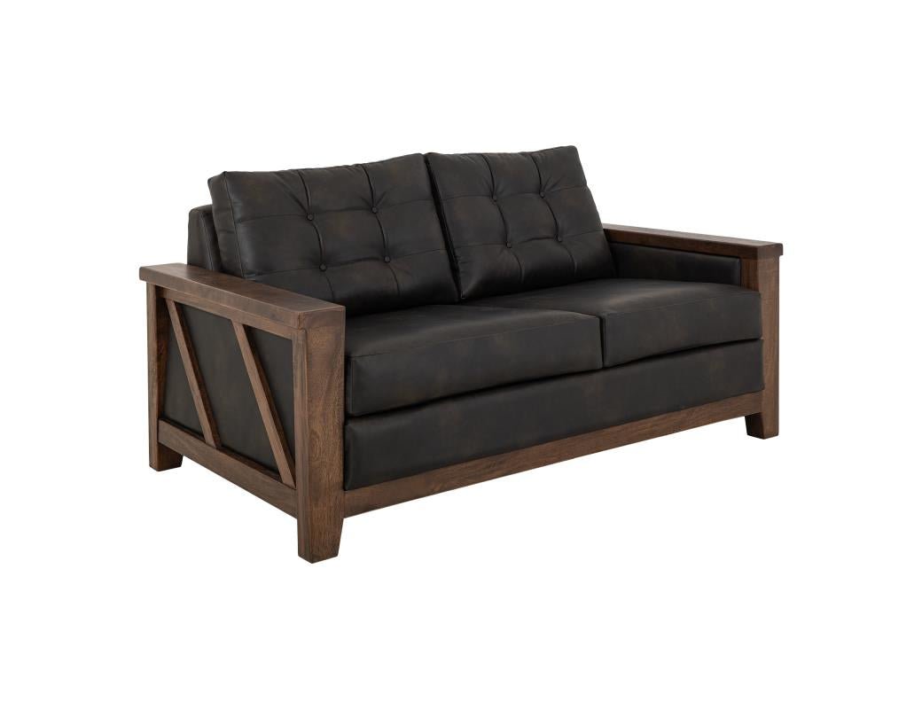 Walnut 65” 2 Cushion Sofa - The Furnishery