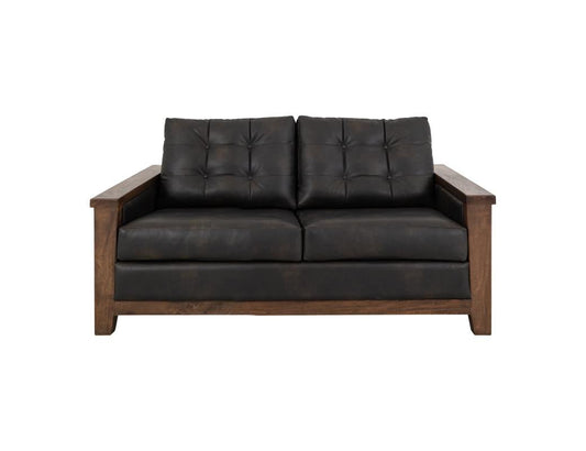 Walnut 65” 2 Cushion Sofa - The Furnishery
