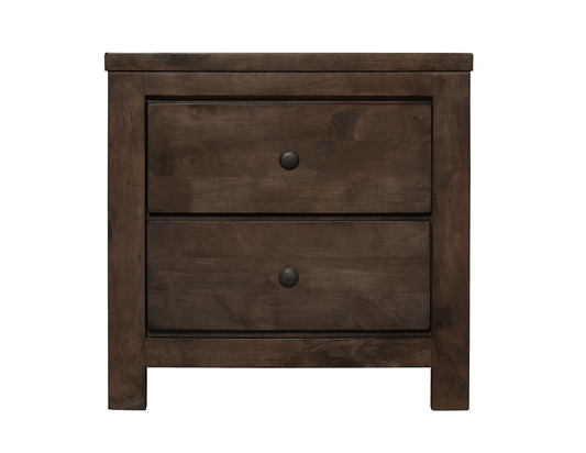 Asher Hill 2 Drawer Night Stand - The Furnishery