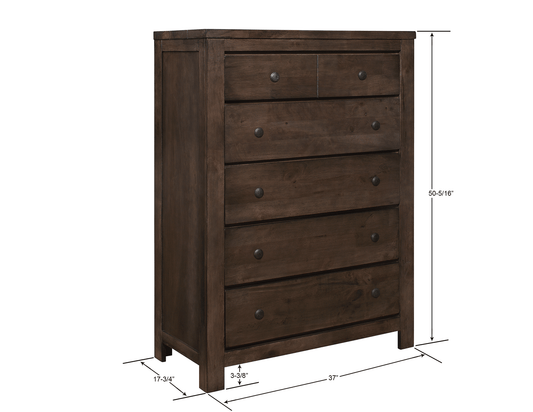Asher Hill 5 Drawer Chest - The Furnishery