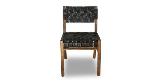 Augustine - Leather Dinning Chair - The Furnishery