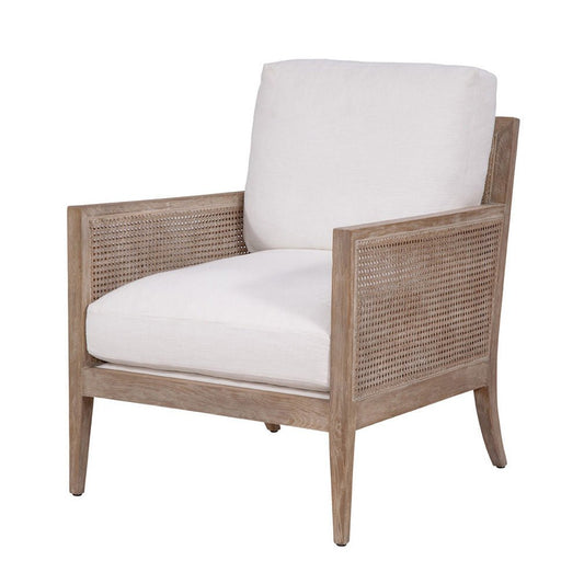 Bakersfield Chair in Vanilla (Performance Fabric) - The Furnishery