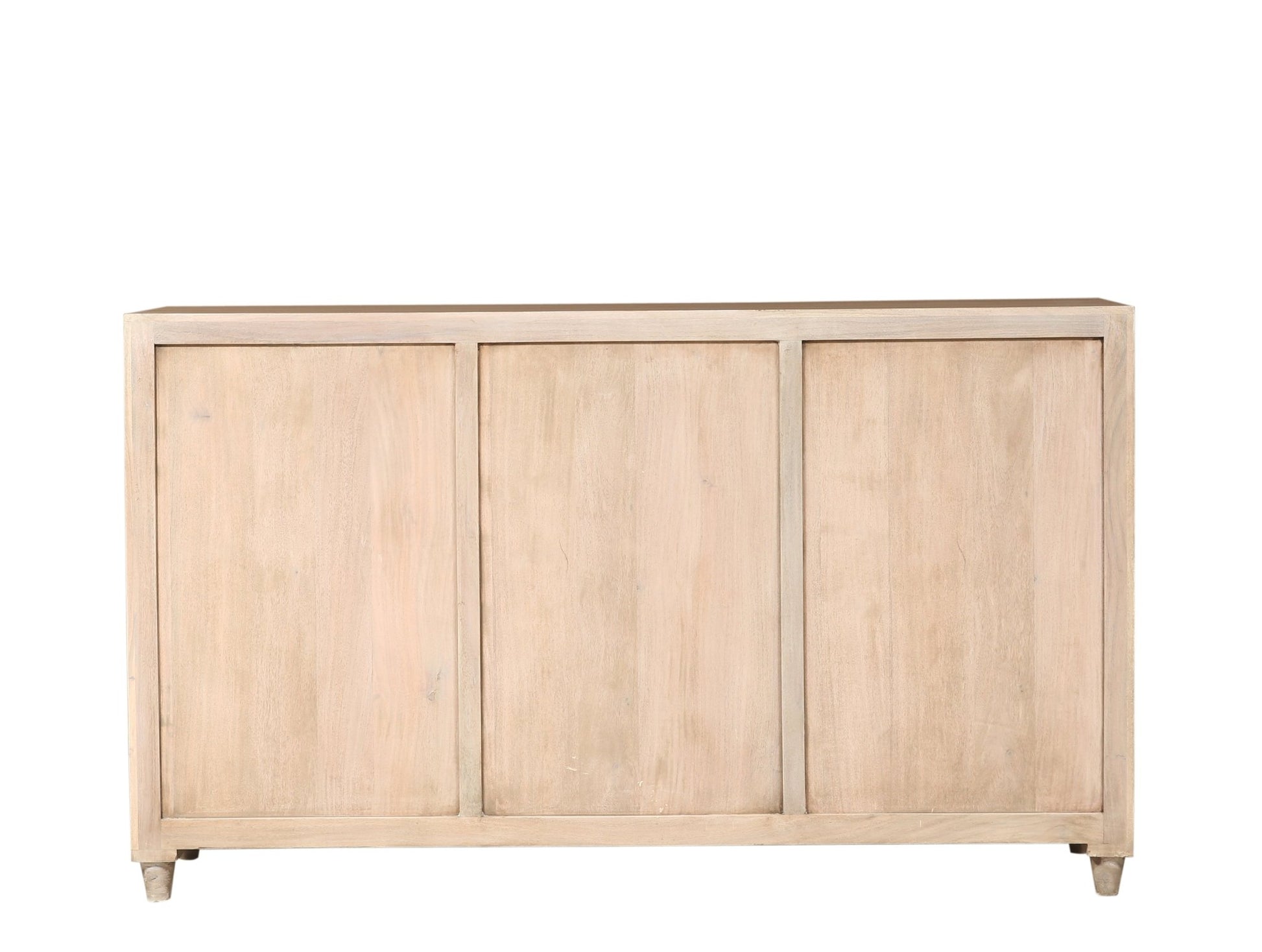 Dominique 71" 4 Door Sideboard - New White Wash - The Furnishery