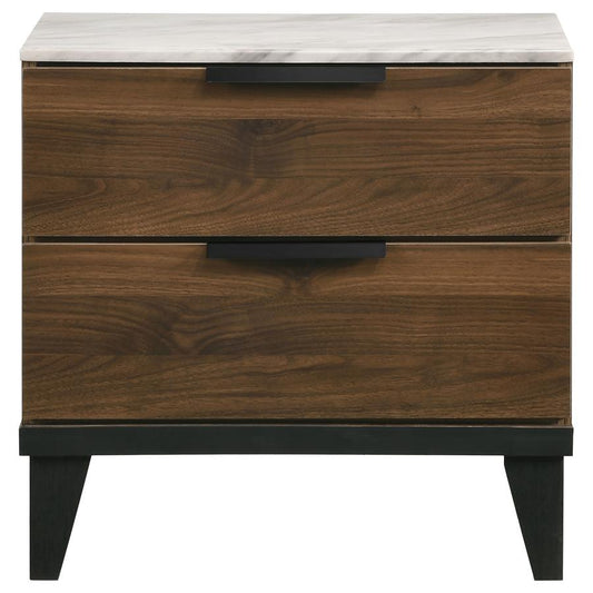 Elevations 2 Drawer Night Stand - The Furnishery