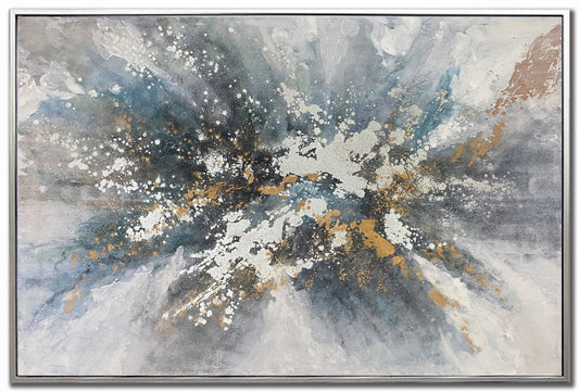 Expansive Burst - Oil Painting - 46" x 70" - The Furnishery