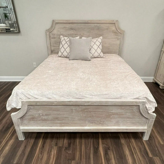 Fia King Bed - Washed Blanca - The Furnishery