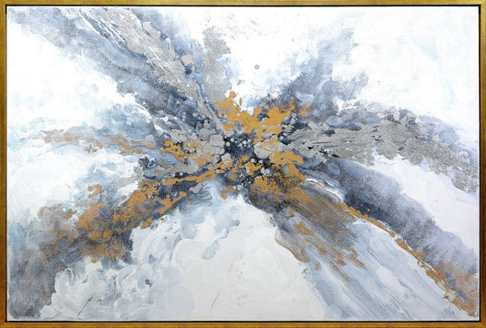 Indigo Creation - Oil Painting 40" x 60" - The Furnishery