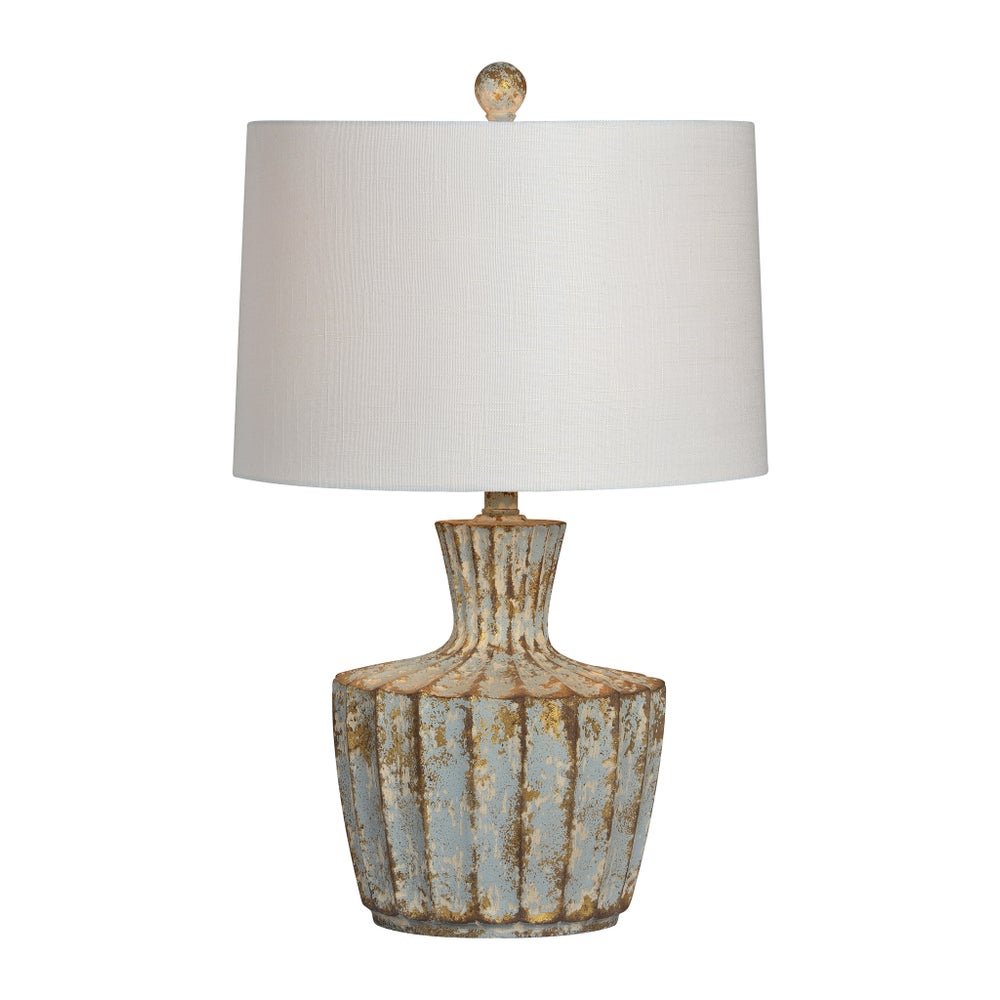 Kada Table Lamp - Blue Natural - The Furnishery