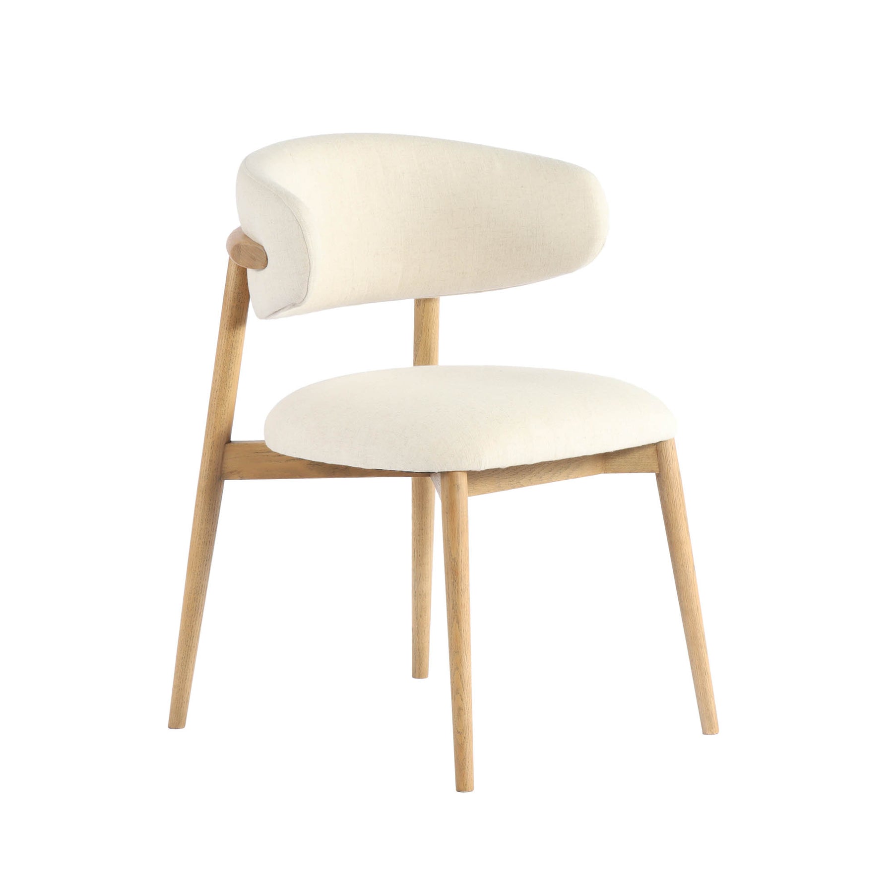 Miro Dining Chair - Savile Flax - The Furnishery