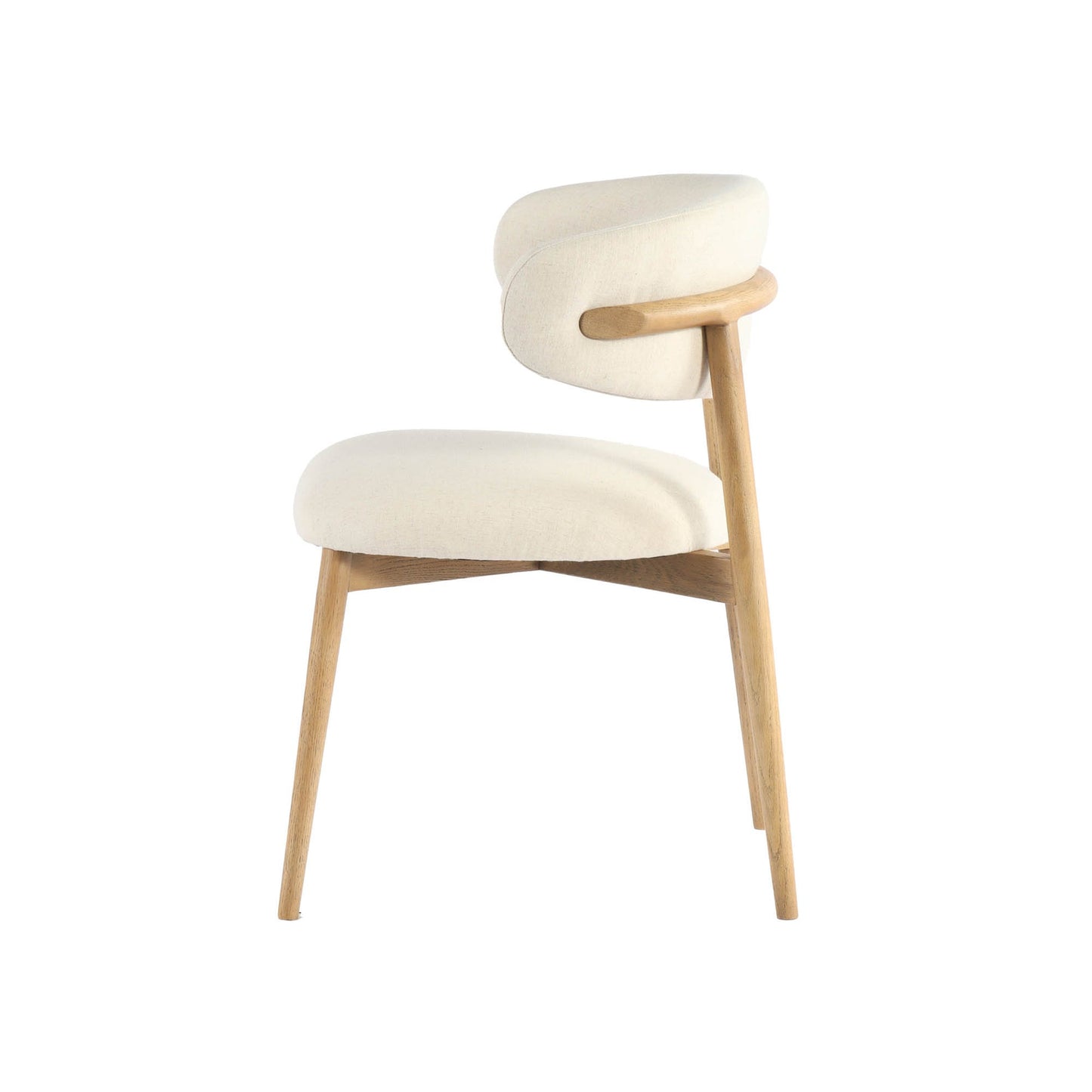 Miro Dining Chair - Savile Flax - The Furnishery