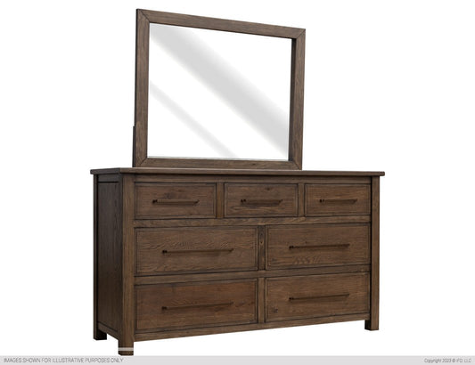 Nexis - 7 Drawer Dresser with Mirror (Optional) - The Furnishery