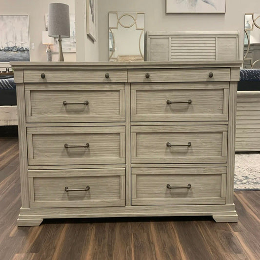 Penrose 8 Drawer Dresser - Country Gray - The Furnishery