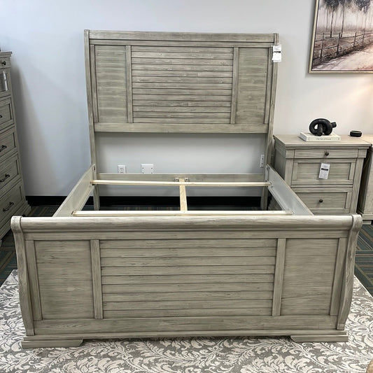Penrose Queen Bed - Country Gray - The Furnishery